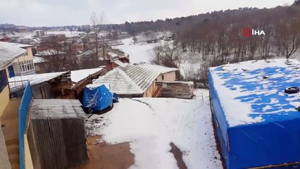 Yüksek kesimler beyaz örtü ile kaplandı
