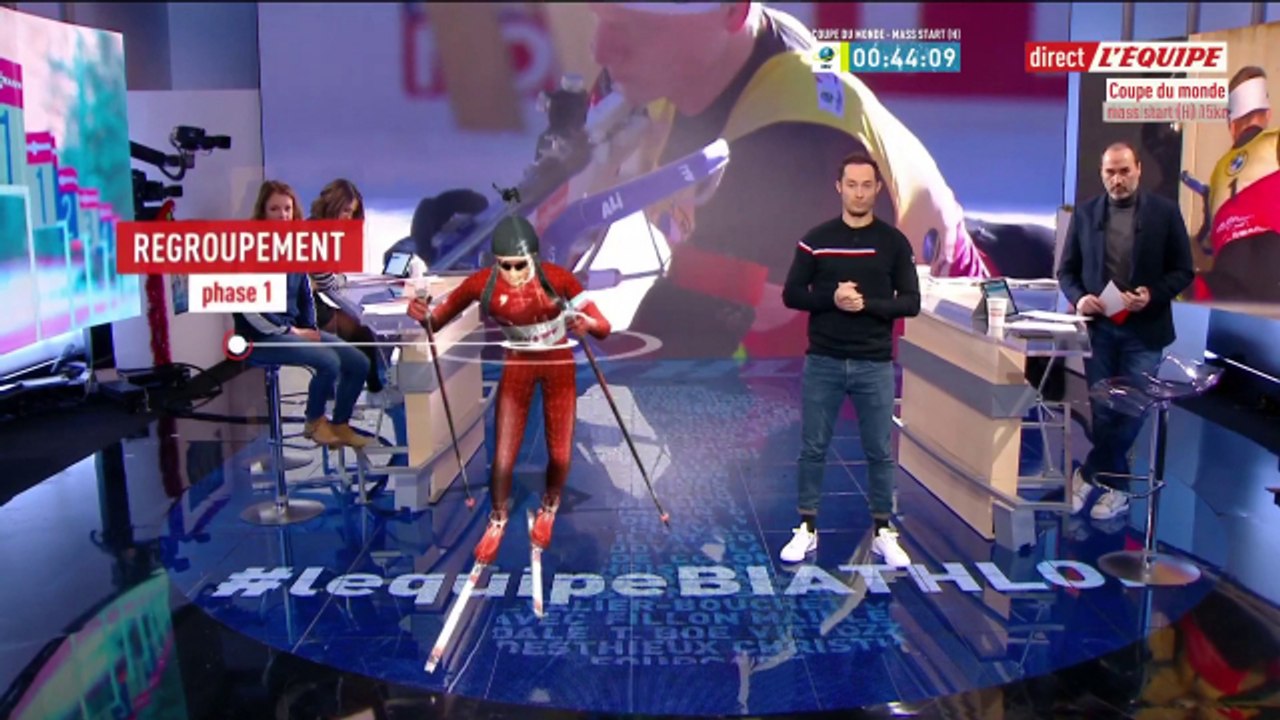 La présentation des différents pas de ski - Biathon - L'atelier d'Alexis Boeuf