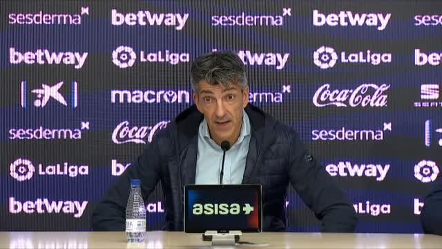 Imanol Alguacil: Somos los mismos que hace un mes