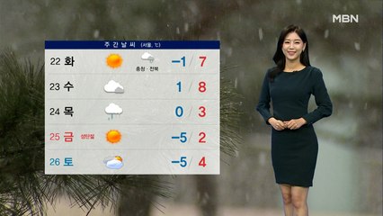 내일 아침까지 강추위…오후 중서부 공기 나쁨