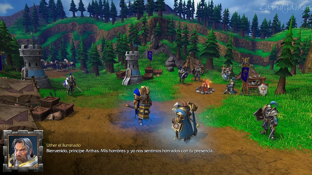 Warcraft 3 Reforged Campaña Humanos La plaga de Lordaeron (Sin gameplay)