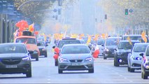 La concertada vuelve a llenar de coches el Paseo de la Castellana contra LOMLOE