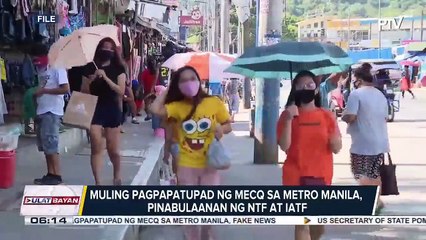 Muling pagpapatupad ng MECQ sa Metro Manila, pinabulaanan ng NTF at IATF