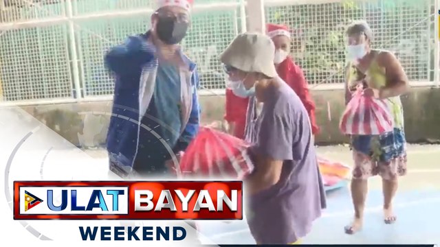 Ilang pamilya sa Kasiglahan Village sa Rodriguez, Rizal, nakatanggap ng maagang Pamasko mula sa PMA