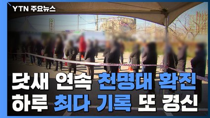 닷새 연속 천명 대...하루 최다 기록 또 경신 / YTN