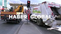 İstanbul'da konteyner tuvalet gerginliği! İBB kaldırmak istedi, Pendik Belediyesi çöp kamyonlarıyla yolu kapattı