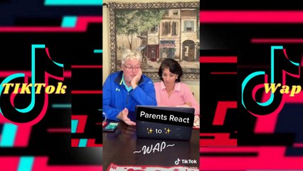 MY PARENTS REACT TO WAP SONG-NEW TIKTOK COMPILATION