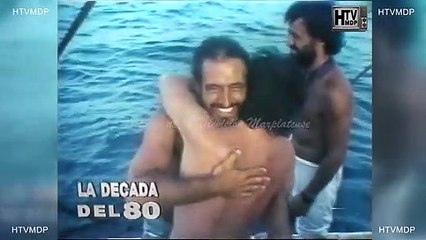 PROGRAMA LA DECADA DEL 80 EXPEDICIÓN DE LA BALSA ATLANTIS CON LIDIA SATRAGNO PINKY MAR DEL PLATA