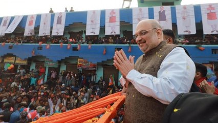 Amit Shah's show of strength in Birbhum West Bengal