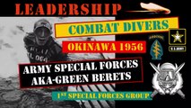 Combat Divers Okinawa 1956   Special Forces