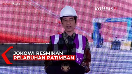 Resmikan Pelabuhan Patimban, Jokowi Harap Bisa Perkuat Pelabuhan Tanjung Priok