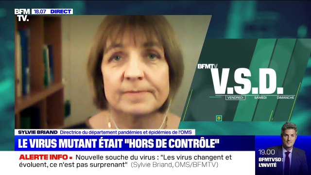 Sylvie Briand (OMS): Pour l'instant, on n'a pas vu de différence sur la virulence de la nouvelle souche du virus