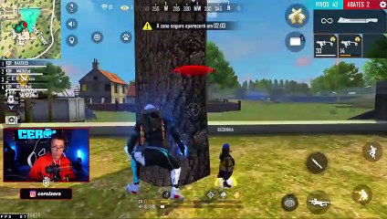 BUG DE MATAR ATRÁS DA PAREDE? Free fire CEROL