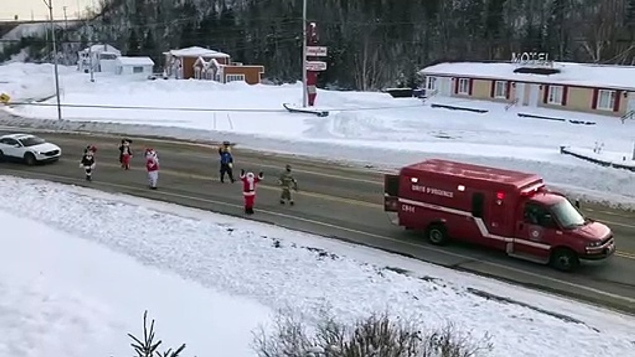 Parade du père Noël - Saint-Siméon 19 déc 2020