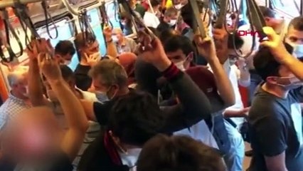 Metrolarda yasak kalmadı! Koronavirüse rağmen korkutan görüntü