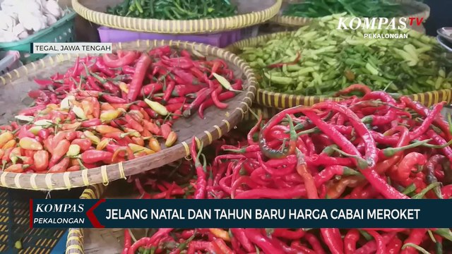 Jelang Natal dan Tahun Baru Harga Cabai Meroket