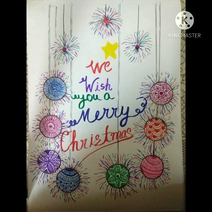 How to draw Christmas Drawing Easy Step by step