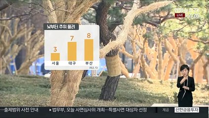 [날씨] 점차 추위 풀려…오늘 낮 평년기온 회복