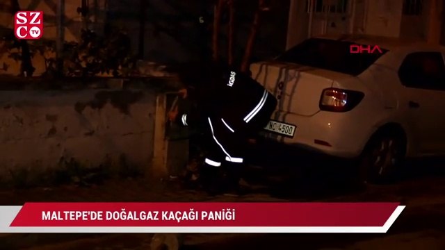 Maltepe'de doğalgaz kaçağı paniği