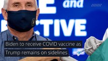 Biden to receive COVID vaccine as Trump remains on sidelines, and other top stories in health from December 21, 2020.