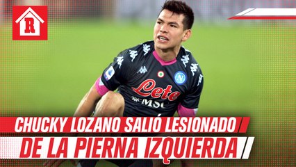 Chucky Lozano salió lesionado de la pierna izquierda en partido vs Lazio