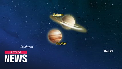 The great conjuction of Jupiter and Saturn to happen Monday night, local time