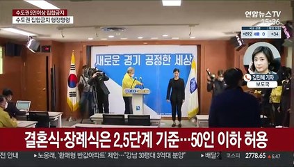 수도권 모레 0시부터 5인이상 사적모임 금지