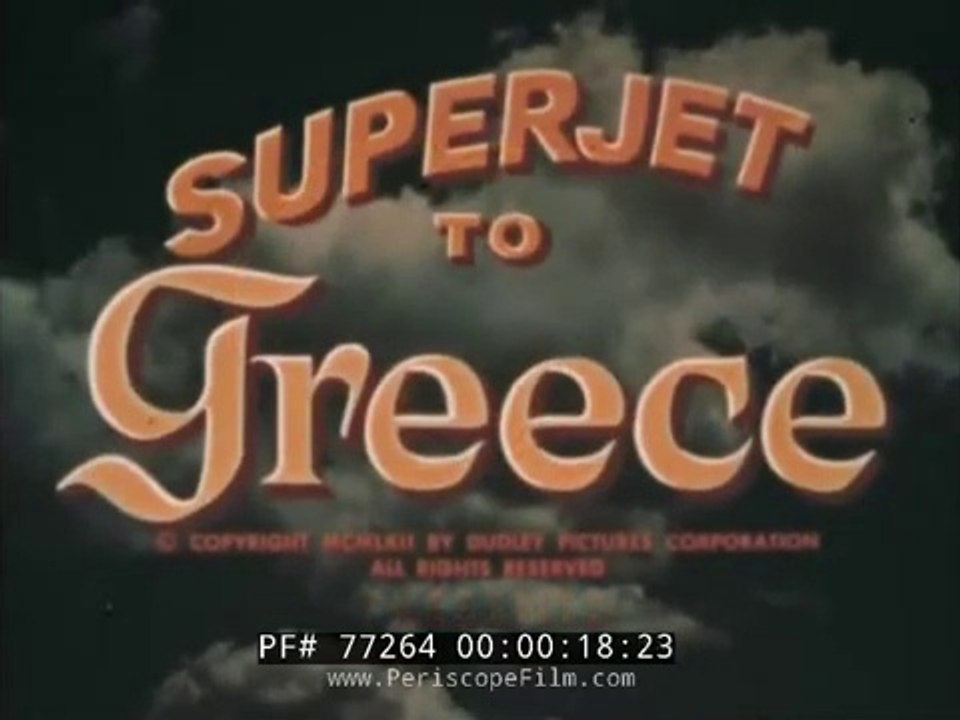 1960s Greece by a TWA's travelogue