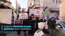 Kudüs'te Siyonizim karşıtı gösteriye polis müdahalesi