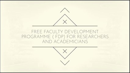 FREE Faculty Development Programme ( FDP)