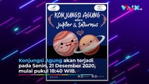 Konjungsi Agung Jupiter dan Saturnus, 2 Planet Akan Pelukan