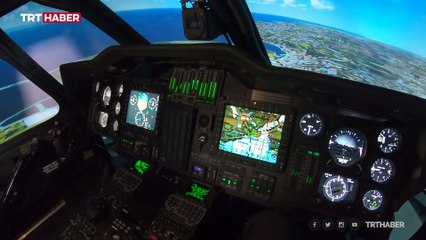 Jandarmanın helikopter pilotları yerli simülatörle eğitiliyor