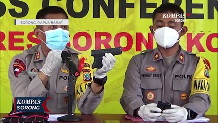 Polisi Tangkap Pelaku Pencuri Senjata Api Anggota