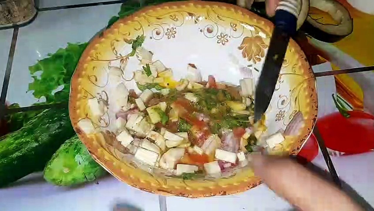 Egg with baigan