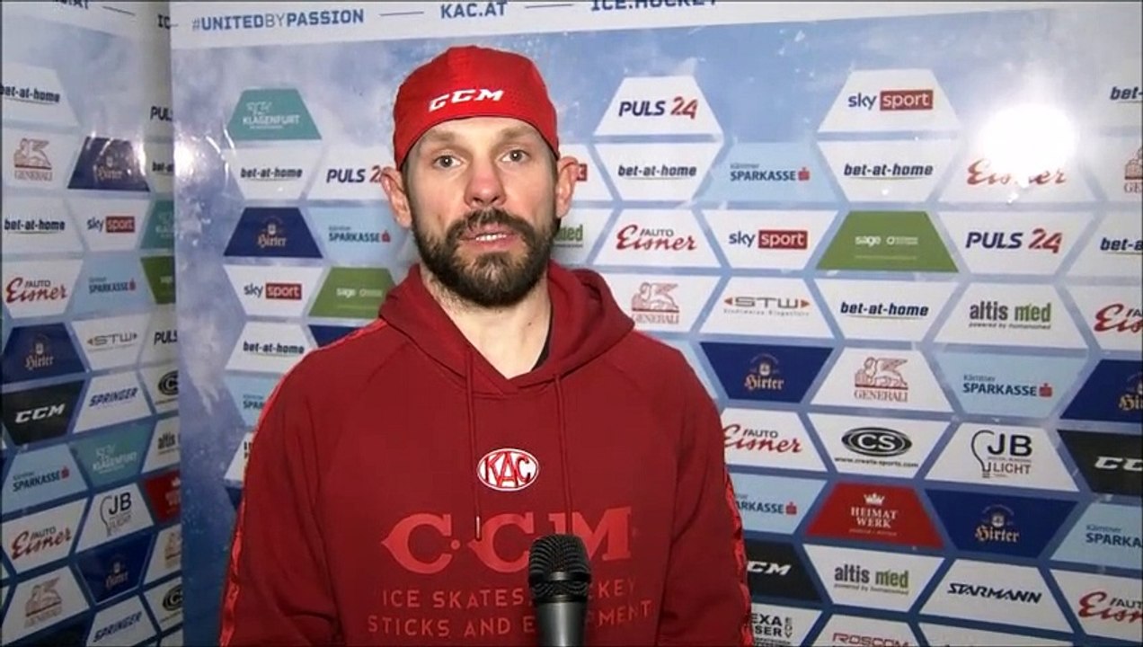 20.12.2020: Thomas Koch (KAC) nach der Niederlage gegen Innsbruck.