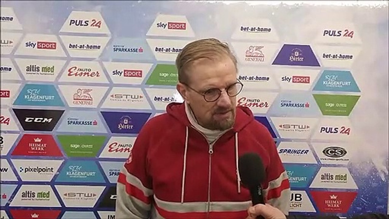 20.12.20: Petri Matikainen (KAC) nach der Niederlage gegen Innsbruck.