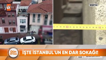 İstanbul’un en dar sokağı