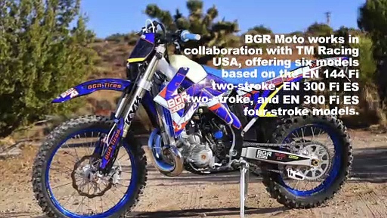 BGR Moto 2021 TM EN 300 Fi ES 2T Review First Ride - video Dailymotion