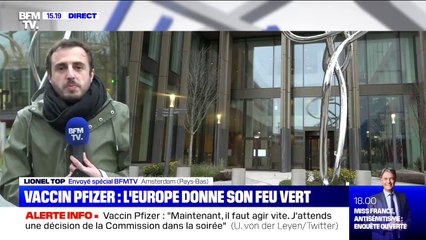 Le vaccin Pfizer-BioNTech approuvé "sous conditions" par l’Agence européenne des médicaments