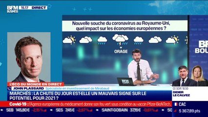 John Plassard (Mirabaud): Quel impact de la nouvelle souche de Covid-19 au Royaume-Uni sur les économies européennes ? - 21/12