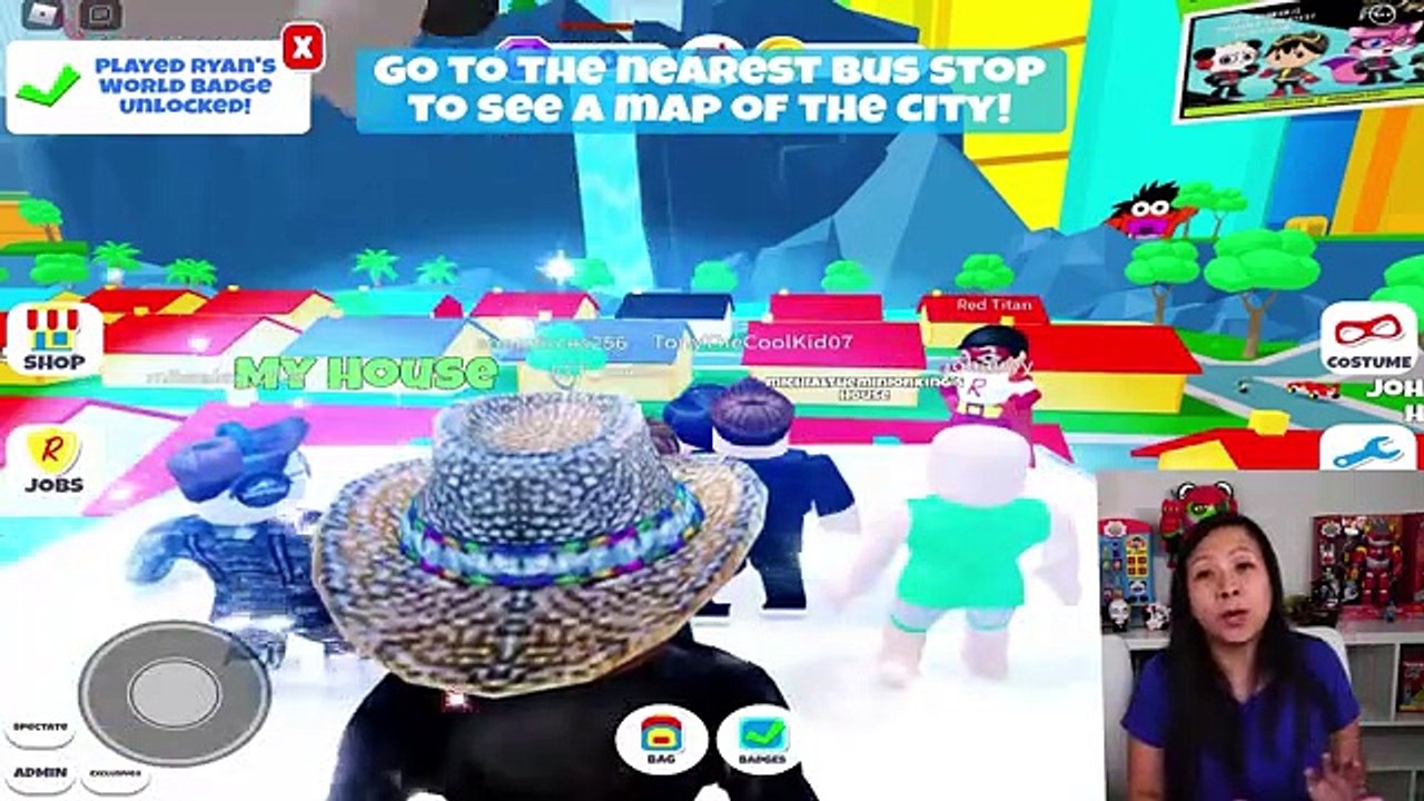 Ryan and Mommy reveals Ryan's World in Roblox! Some secrets in the game have been discovered