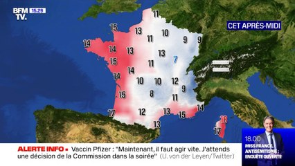 La météo pour ce mardi 22 décembre 2020