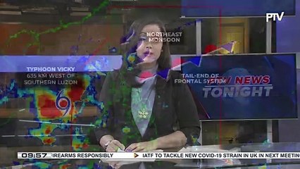 PTV INFO WEATHER: Tropical Depression #VickyPH already outside of PAR