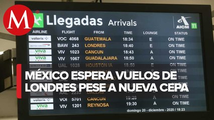 México espera esta semana más de 40 vuelos desde Londres