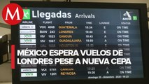 México espera esta semana más de 40 vuelos desde Londres