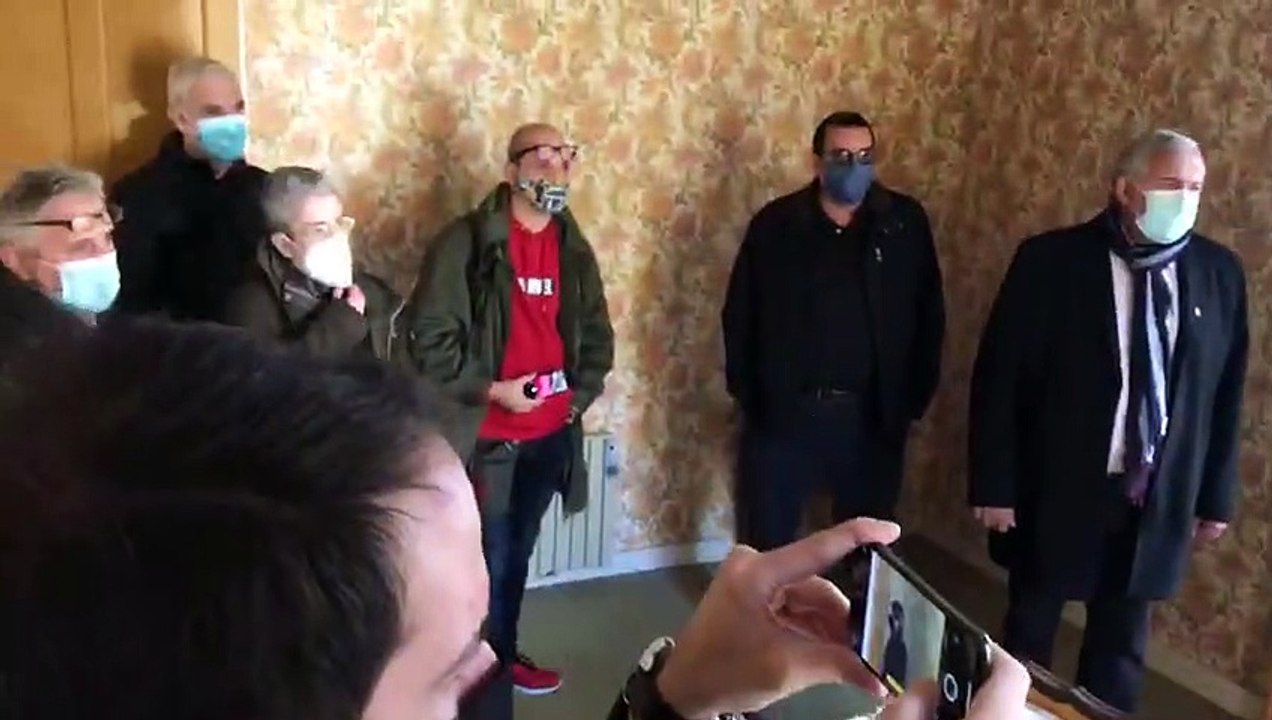 El president Puigdemont a la casa de Prats de Molló del president Macià