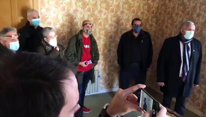 El president Puigdemont a la casa de Prats de Molló del president Macià