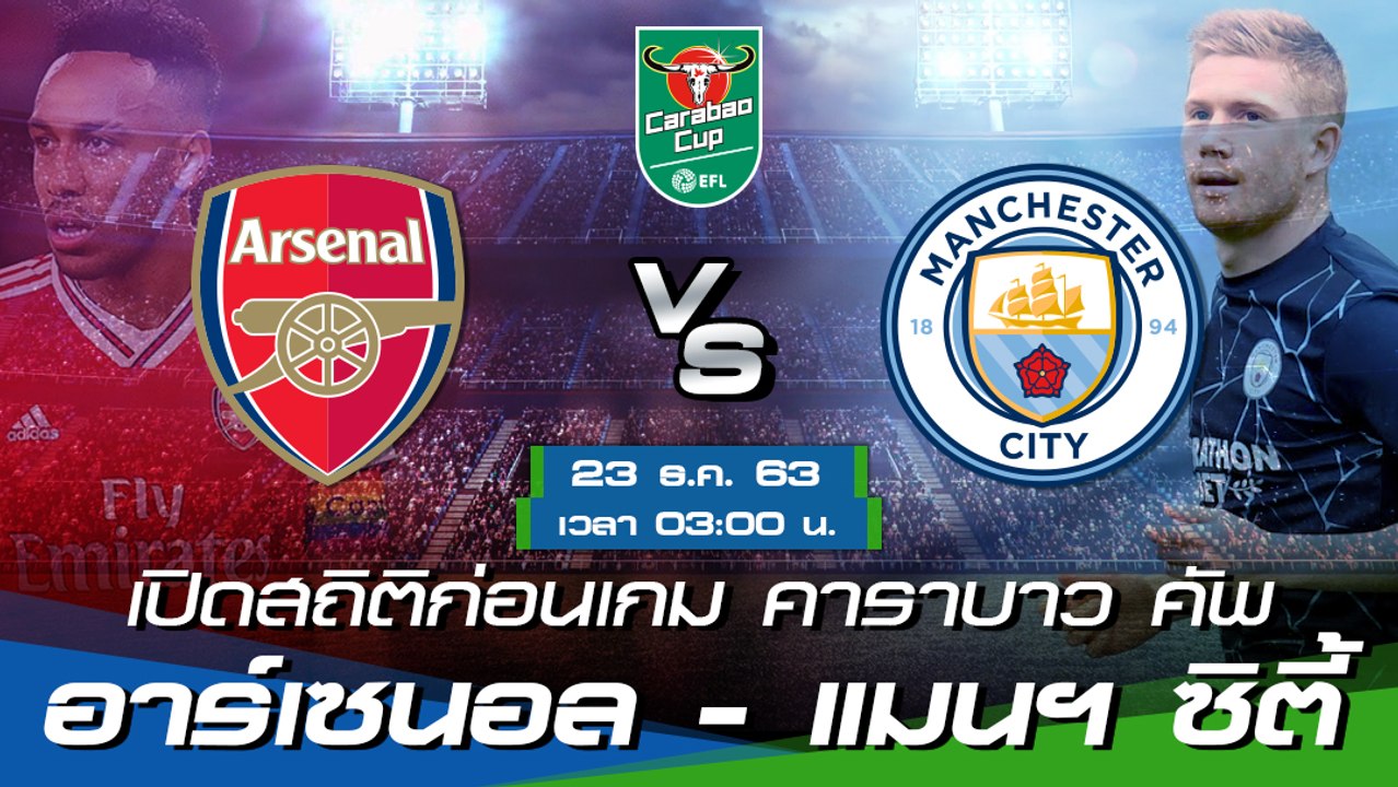อาร์เซนอล - แมนฯ ซิตี้ : พรีวิวก่อนเกม คาราบาว คัพ 2020/21