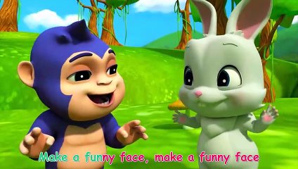 Babies Are Doing The Animal Dance -- Face Paint Song -- BoBoBerry Kids Songs2020