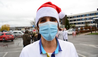Flash-mob: "On avait envie de faire quelque chose ensemble" explique Anne-Lise Lurquin du CHR Sambre et Meuse